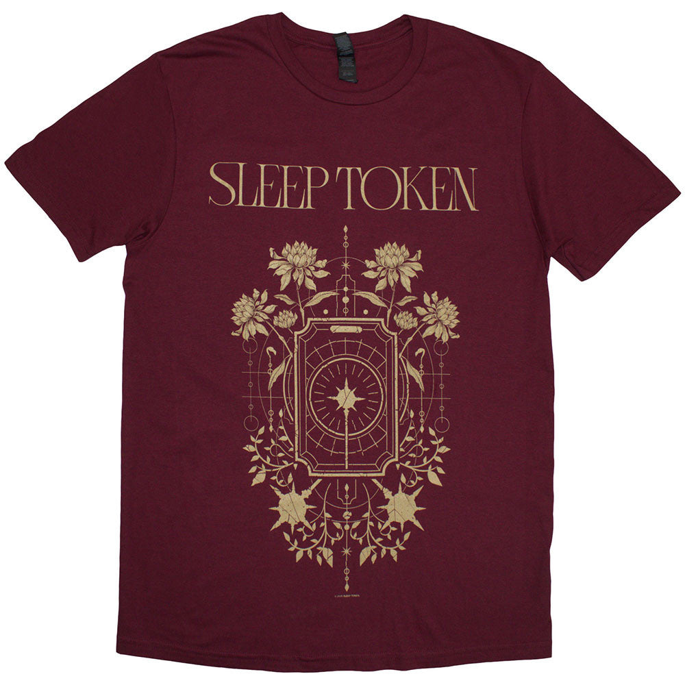 Sleep Token: Caramel Unisex T-Shirt (Maroon Red)