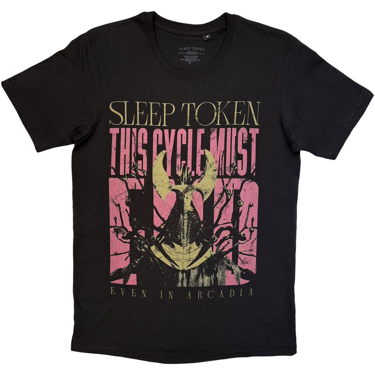 Sleep Token: This Cycle Must End Stacked Unisex T-Shirt (Black)