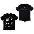 Sleep Token: Worship Unisex T-Shirt (Black) (Back Print)