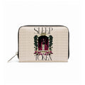 Sleep Token: Statue Cream Zip Top Purse (Black)