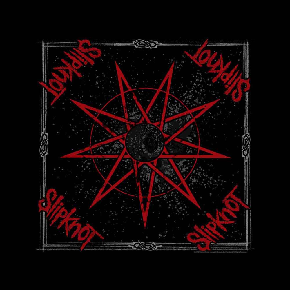 Slipknot: Nine Pointed Star Unisex Bandana (Black)