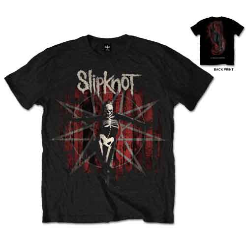 Slipknot: The Gray Chapter Unisex T-Shirt: .5 (Black) (Back Print)