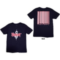 Slipknot: Barcode Unisex T-Shirt (Navy Blue) (Back Print)
