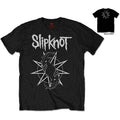 Slipknot: Goat Star Logo Unisex T-Shirt (Black) (Back Print)