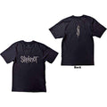 Slipknot: Logo Unisex T-Shirt (Black) (Back Print & Hi-Build)