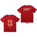 Slipknot: The End, So Far Tribal-S Unisex T-Shirt (Red) (Back Print)