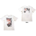 Slipknot: The End Unisex T-Shirt (White) (Back Print)