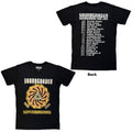 Soundgarden Unisex Carbon T-Shirt: Superunknown Tour '94 (Black) (Back Print)