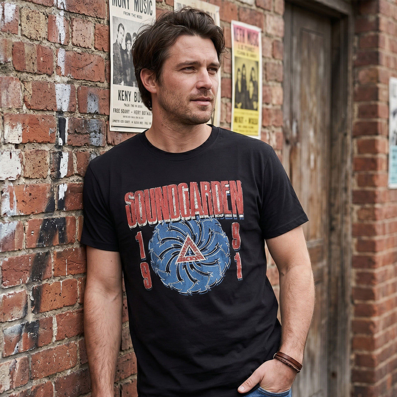 Soundgarden: 1991 Unisex Premium Carbon T-Shirt (Black)