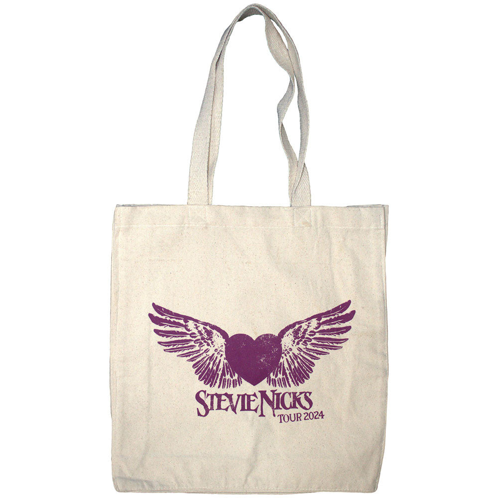 Stevie Nicks: Tour '24 Logo Cotton Tote Bag (Natural) (Ex-Tour)