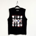 Sum 41: All Killer No Filler Tracklist Unisex Tank T-Shirt (Black) (Back Print)