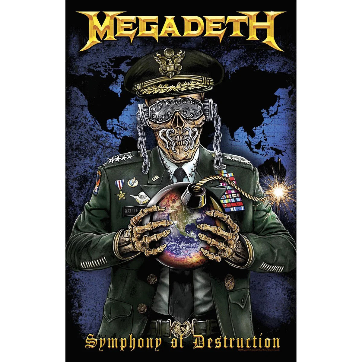 Megadeth Textile Poster: Symphony Of Destruction