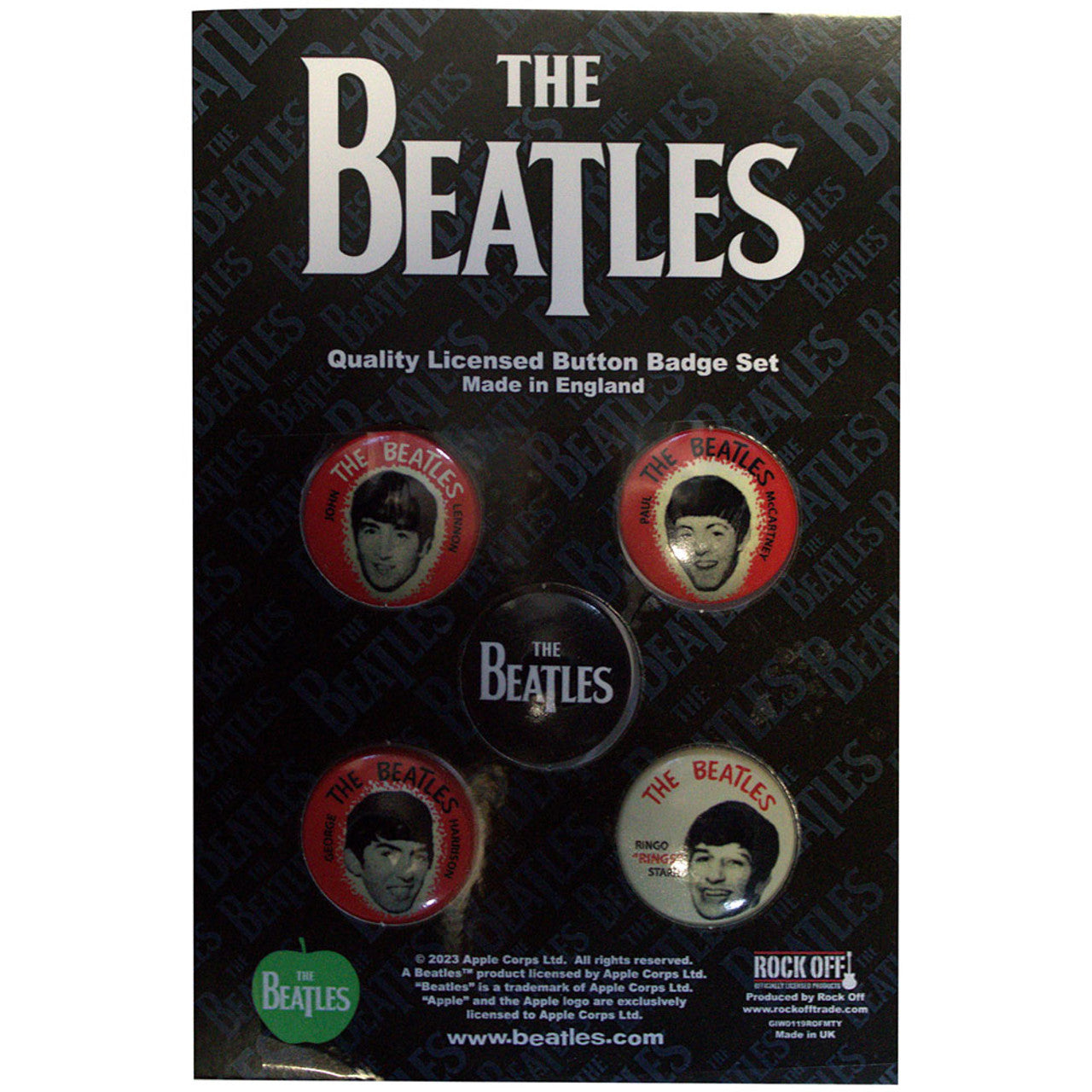 The Beatles: Vintage Portrait Badge Pack