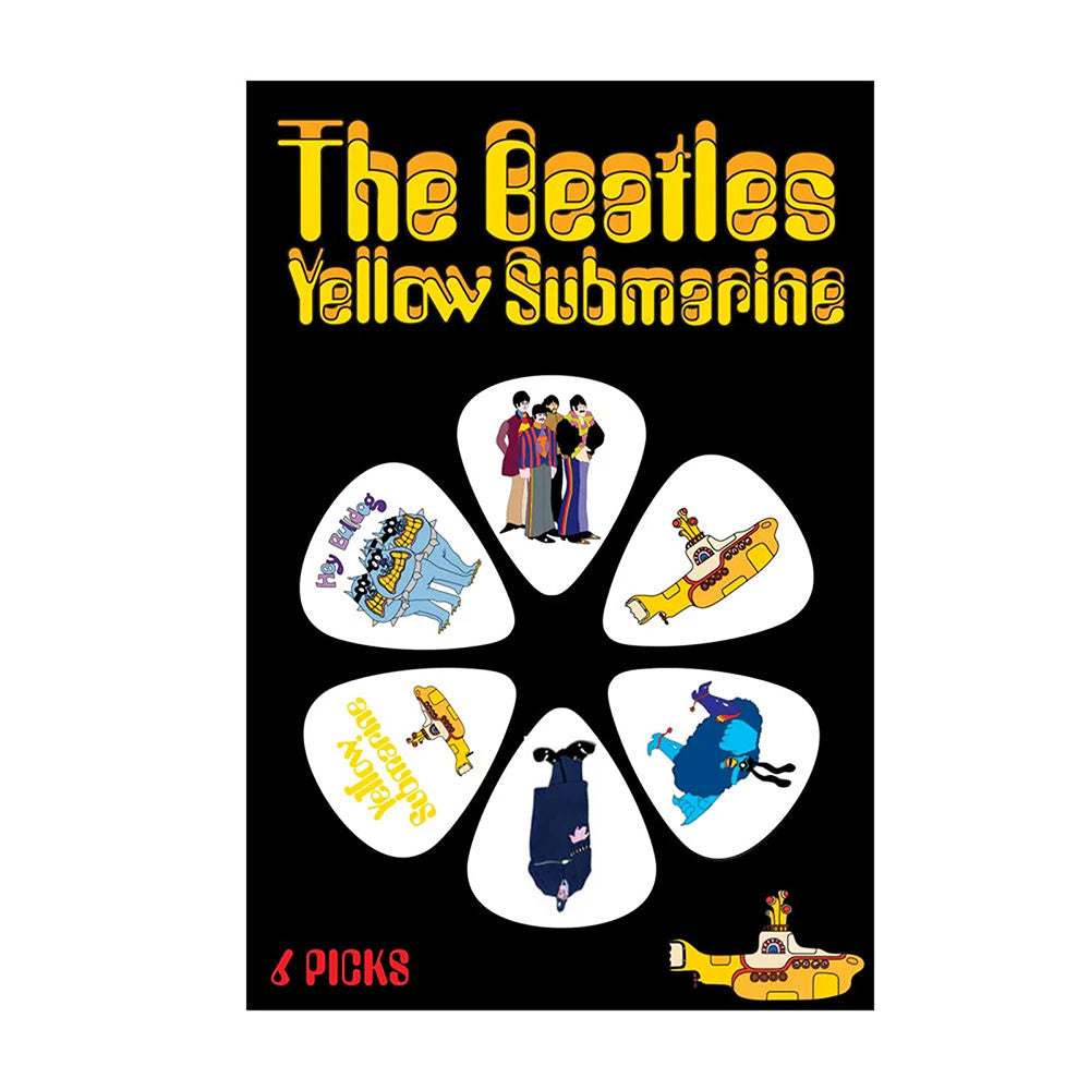 The Beatles: Yellow Sub Plectrum Pack | White