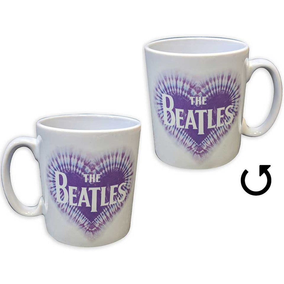 The Beatles Unboxed Mug: Heart & Drop T Logo (White)