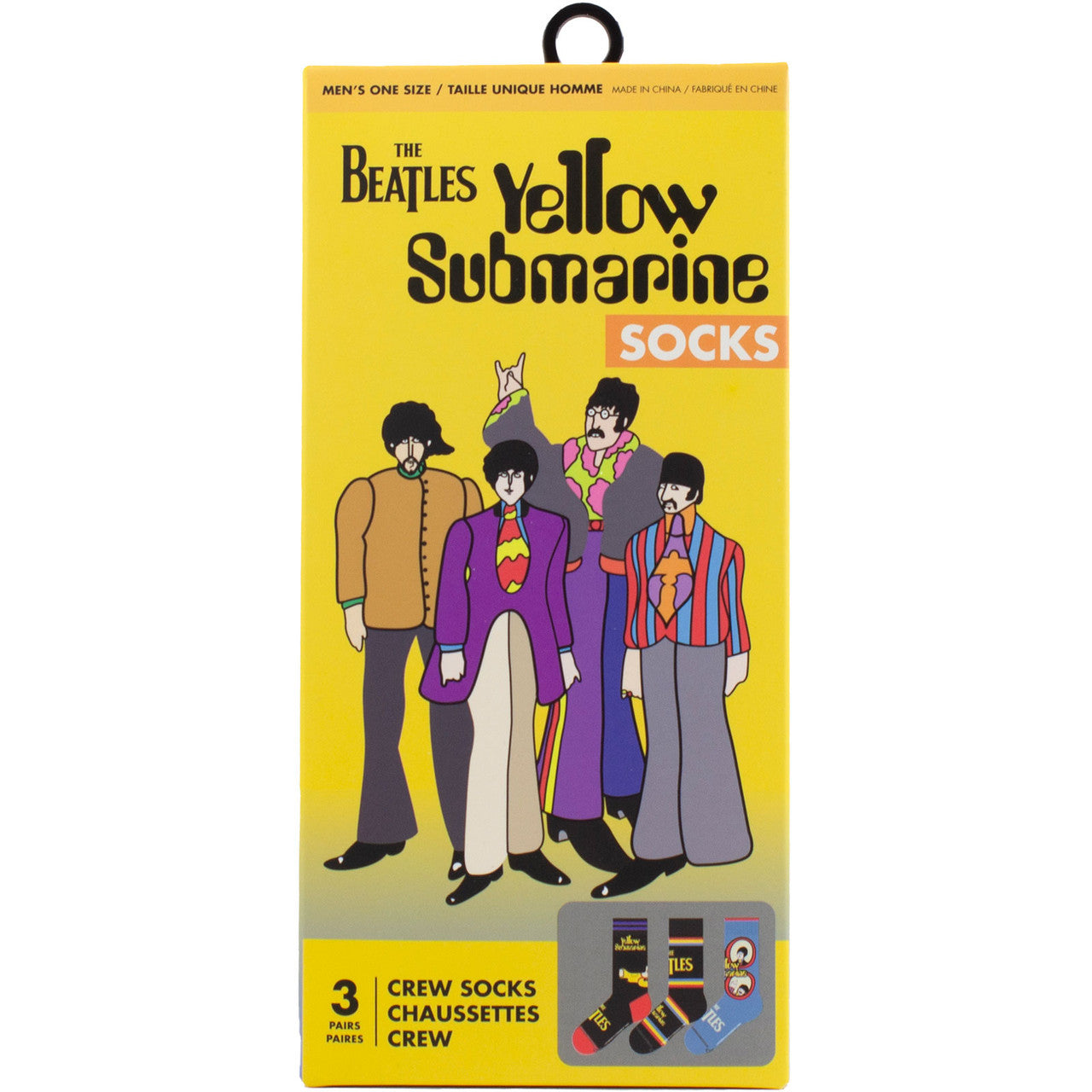 The Beatles: Yellow Sub Unisex Sock Gift Box (UK Size 6.5 - 11)