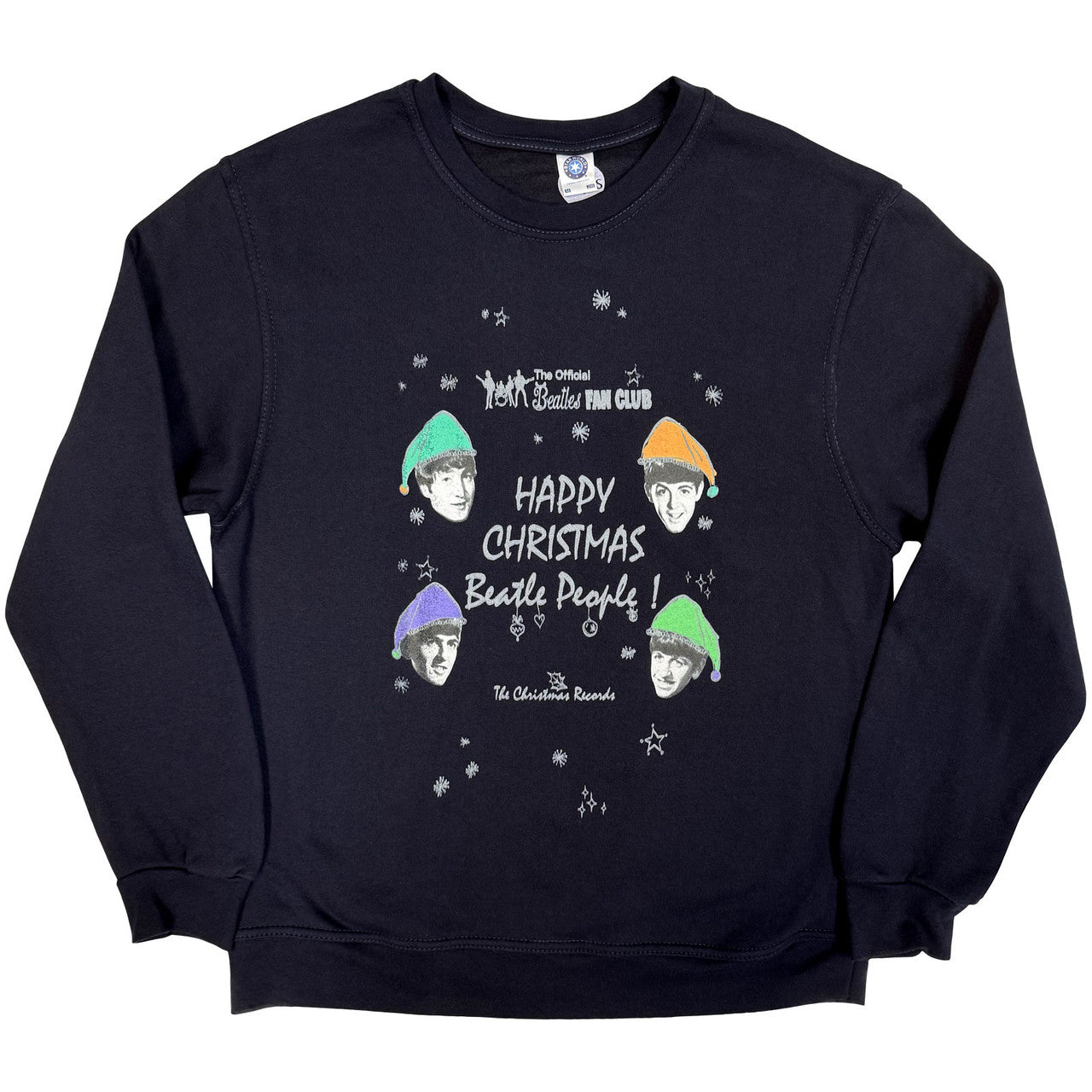 The Beatles: "Happy Christmas" SweatShirt | Navy