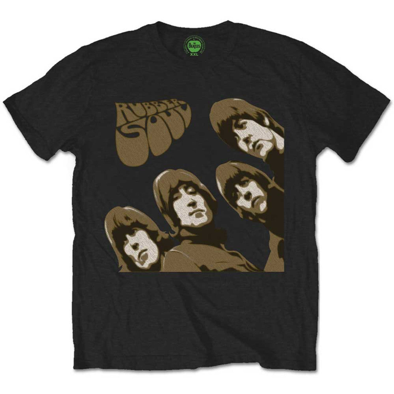 The Beatles: Rubber Soul Sketch T-Shirt | Black