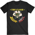 The Clash: Straight To Hell Single Unisex T-Shirt (Black)