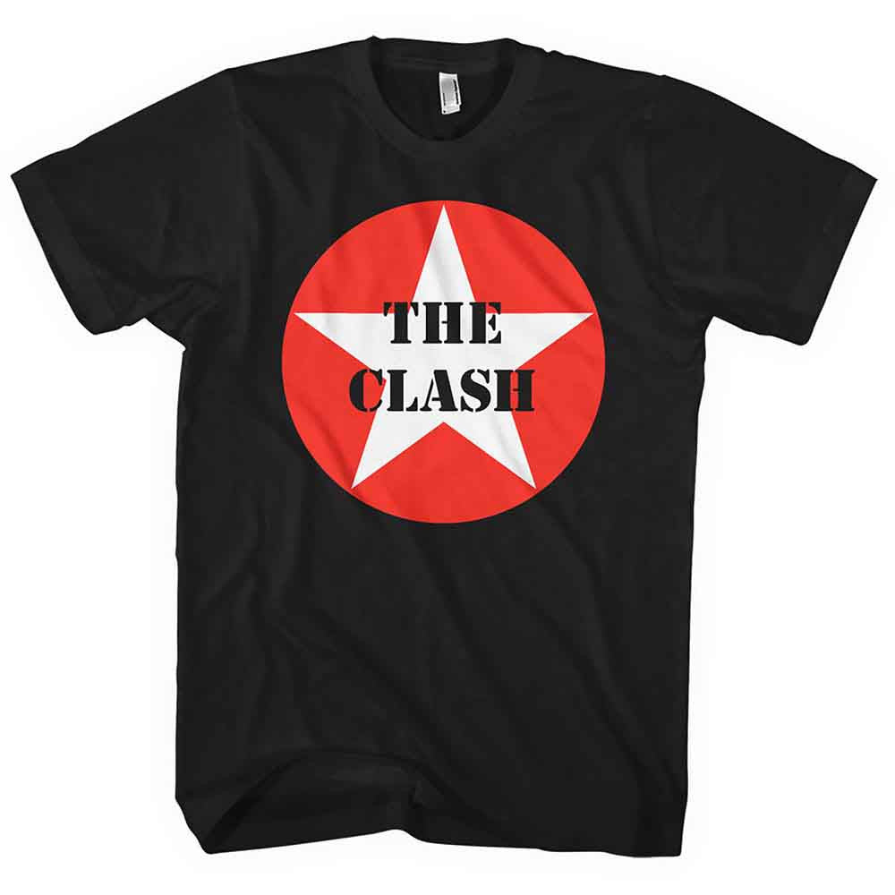 The Clash: Star Badge Unisex T-Shirt (Black)