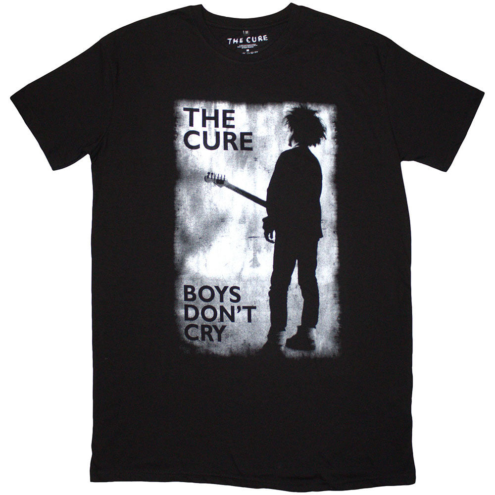 The Cure: Boys Don't Cry B&W Ladies T-Shirt Dress (Black)