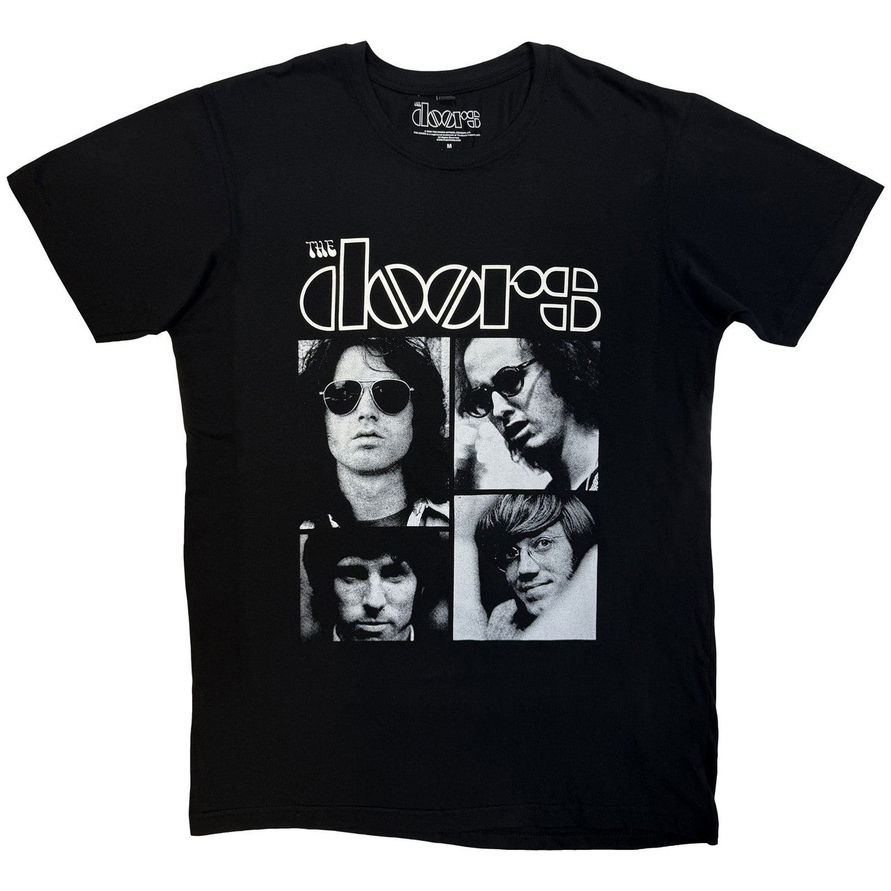 The Doors: Squares Unisex Premium Carbon T-Shirt (Black)