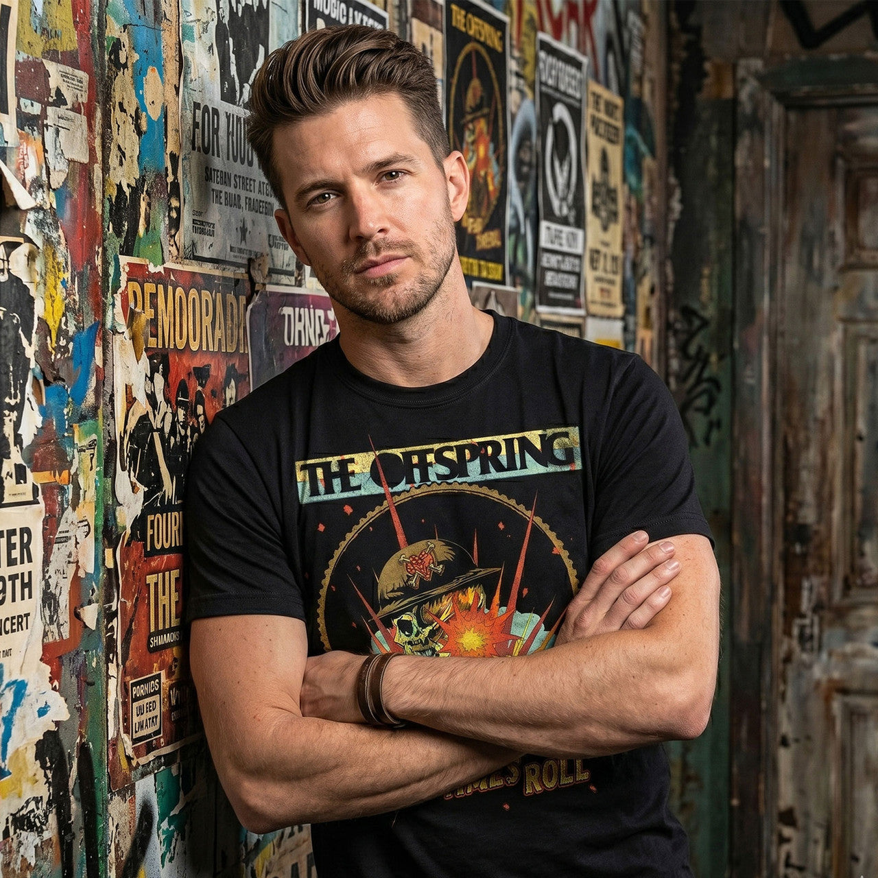 The Offspring: Army Of One Unisex Premium Carbon T-Shirt (Black)