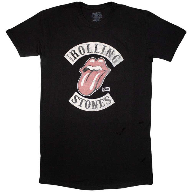 The Rolling Stones: Tour 78 Ladies T-Shirt Dress (Black)