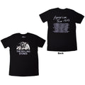 The Rolling Stones: Tour '72 Unisex T-Shirt (Black) (Back Print)