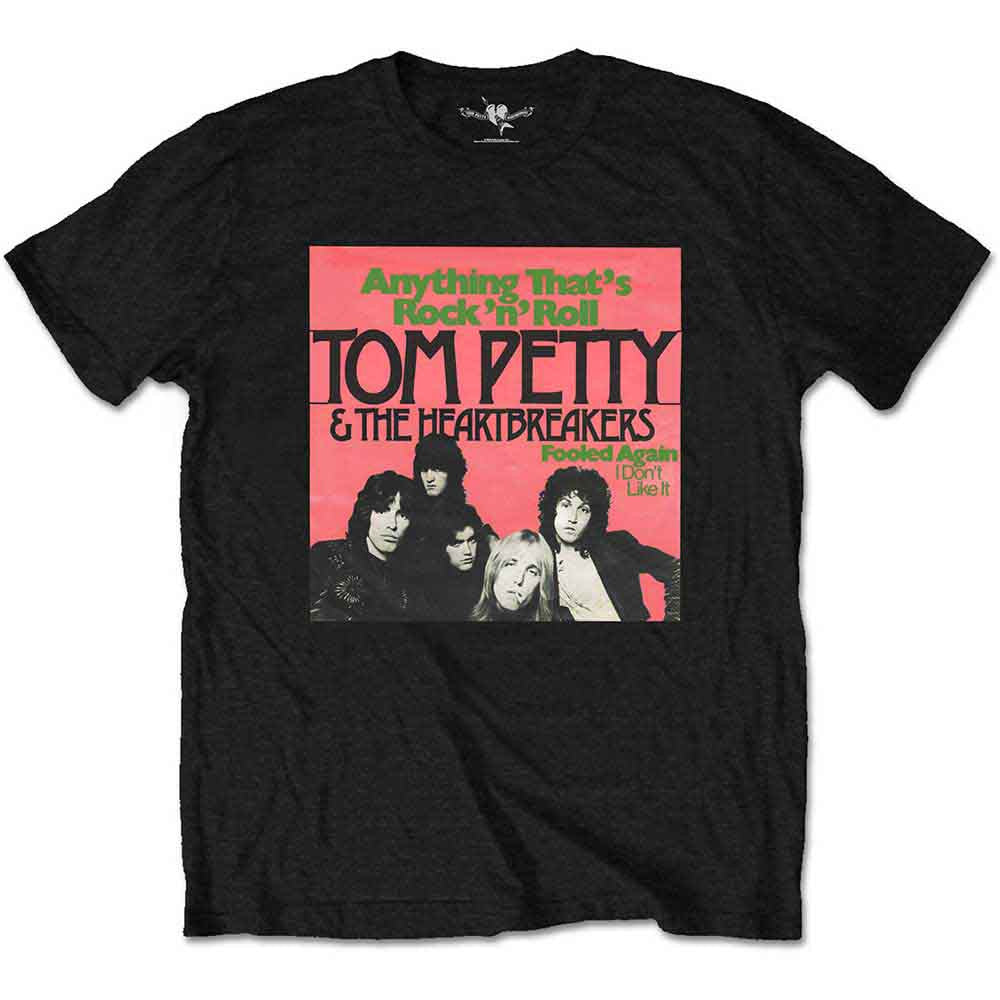 Tom Petty & The Heartbreakers Unisex T-Shirt: Anything (Black)