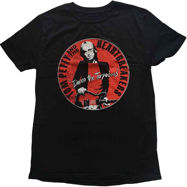 TTom Petty & The Heartbreakers Unisex T-Shirt: Damn The Torpedoes (Black)