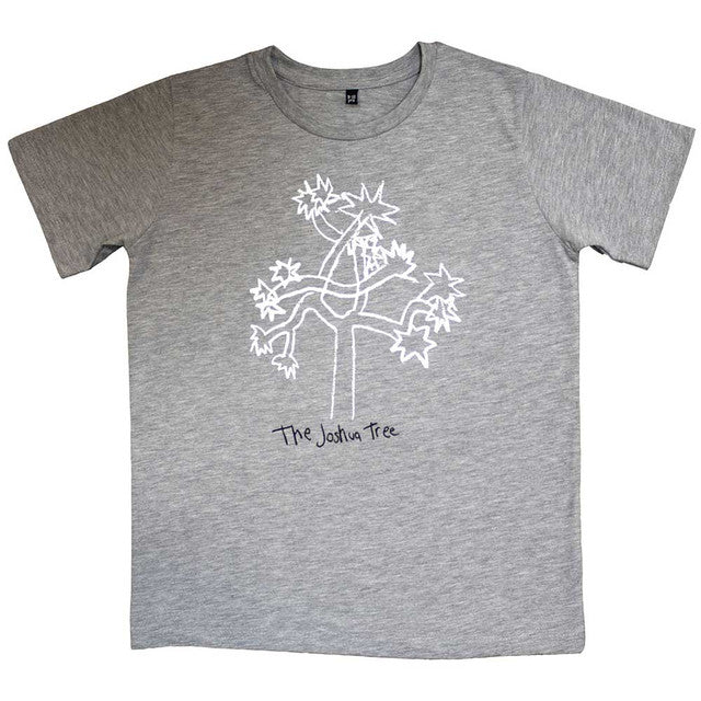 U2: Joshua Tree 2017 Kids T-Shirt (Grey) (Ex-Tour) (9-10 Years)