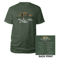 U2: Joshua Tree Logo 2017 Unisex T-Shirt (Green) (Back Print & Ex-Tour)