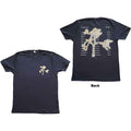 U2: Joshua Tree Photo Unisex T-Shirt (Navy Blue) (Back Print & Ex-Tour)