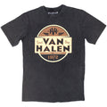 Van Halen: Speed Shop Unisex Stone Wash T-Shirt (Charcoal Grey)