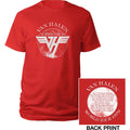 Van Halen: 1979 Tour Unisex T-Shirt (Red) (Back Print)