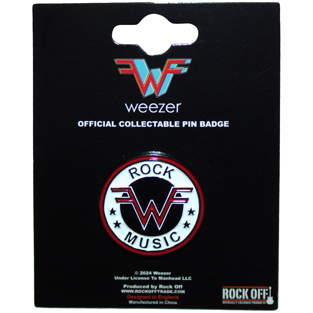 Weezer: Rock Music Emblem Pin Badge
