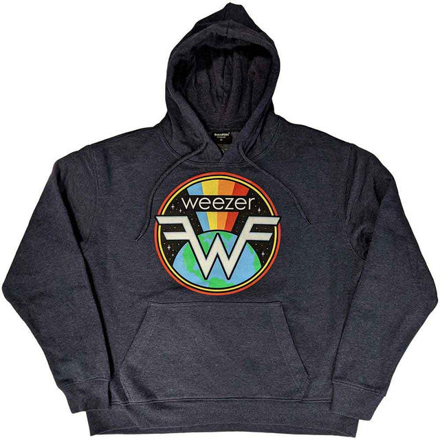 Weezer: Symbol Logo Unisex Pullover Hoodie (Navy Blue)