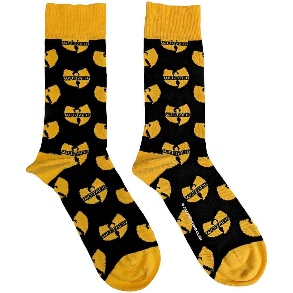 Wu-Tang Clan: Logo Repeat Unisex Ankle Socks (Black) (UK Size 7 - 11)