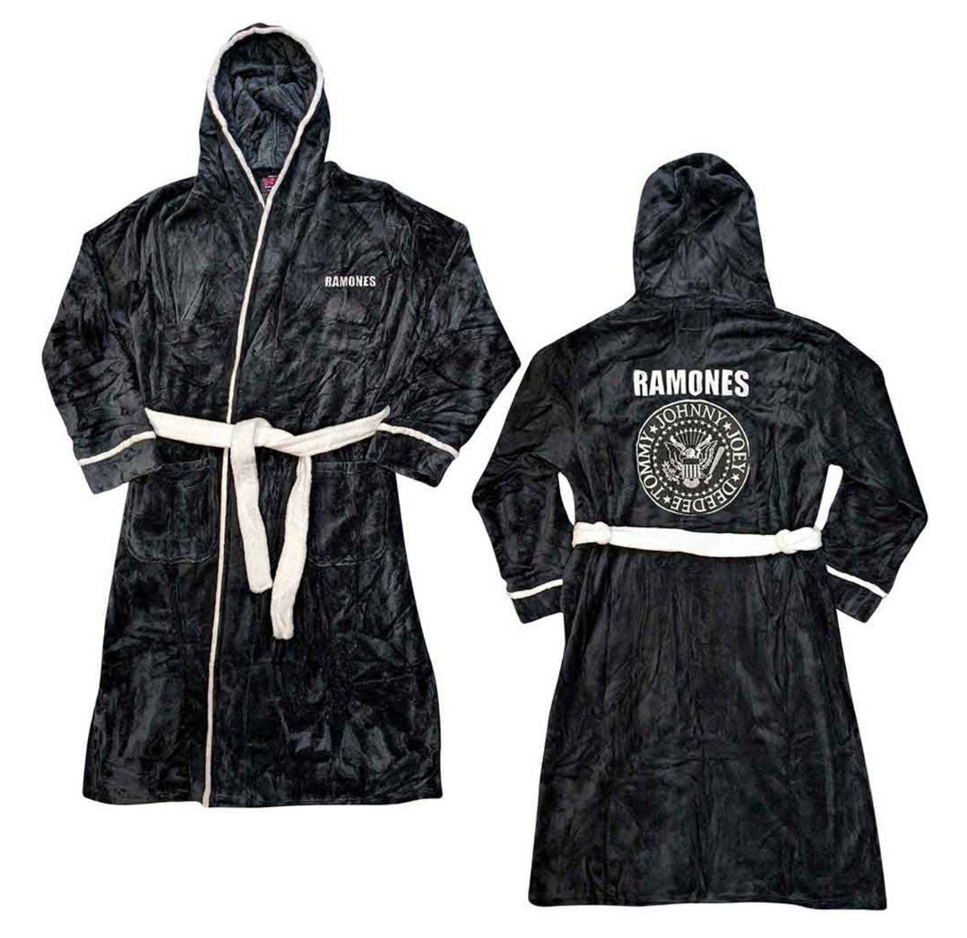 Official Ramones Ultimate Dressing Gown Punk Gift Bundle