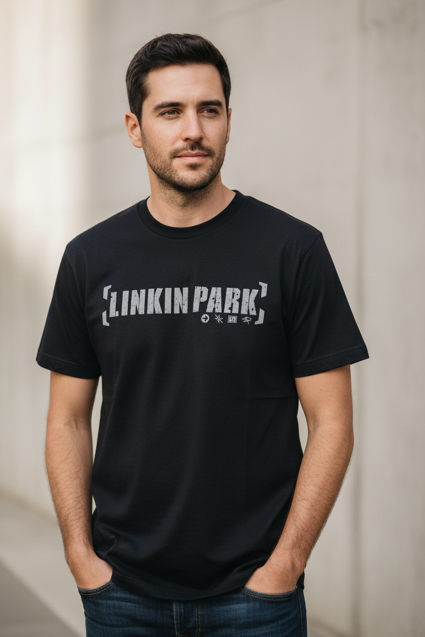 Linkin Park Brackets Logo T-Shirt