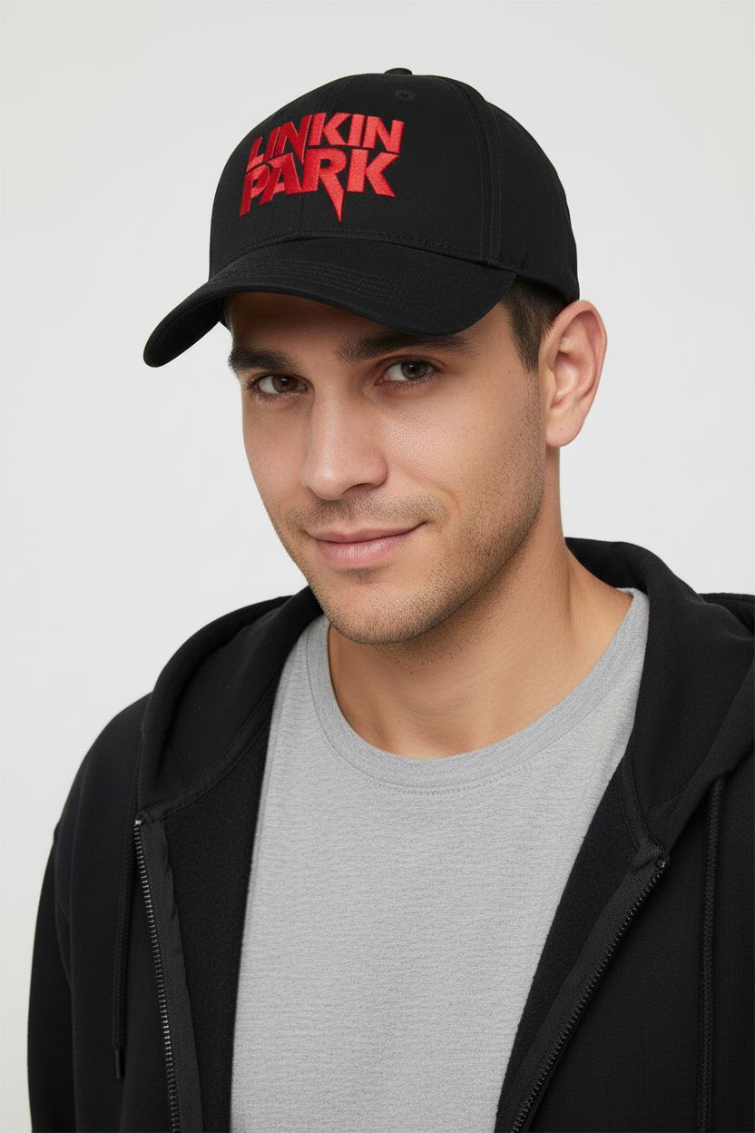 Linkin Park Red Logo Unisex Baseball Cap