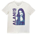 Official Alanis Morissette Portrait Photo T-Shirt – White (Unisex)