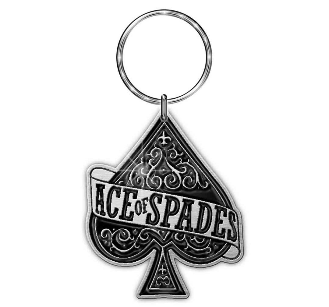 Motörhead 'Ace of Spades' Keychain – Official Licensed Enamel Infill Metal Keyring