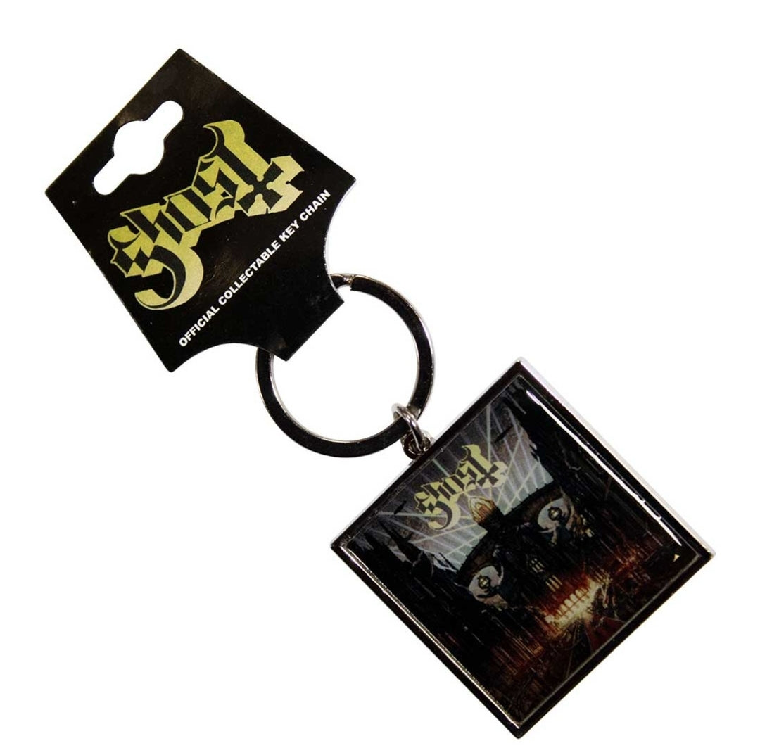Ghost Meliora Keychain – Official Licensed Nickel Plated Metal Keyring