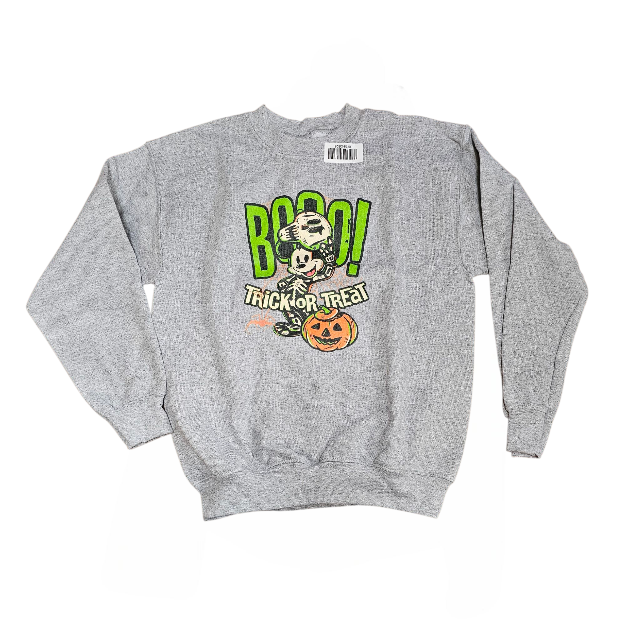 Official Merch Disney Halloween Mickey Mouse Trick or Treat Boo Jumper