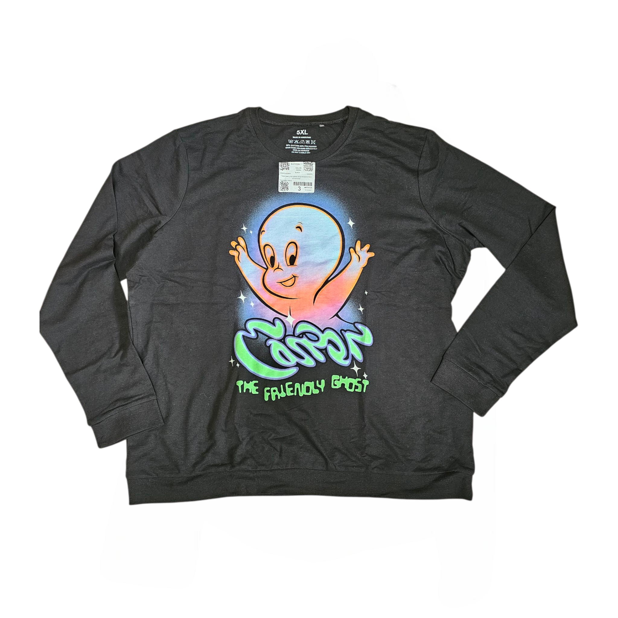 Official Character Merch Casper The Friendly Ghost Jumper - Plus Size