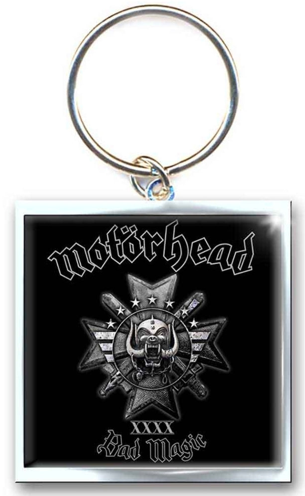 Official Motörhead 'Bad Magic' Die-Cast Keychain - Epoxy Photo Print | Lemmy Tribute