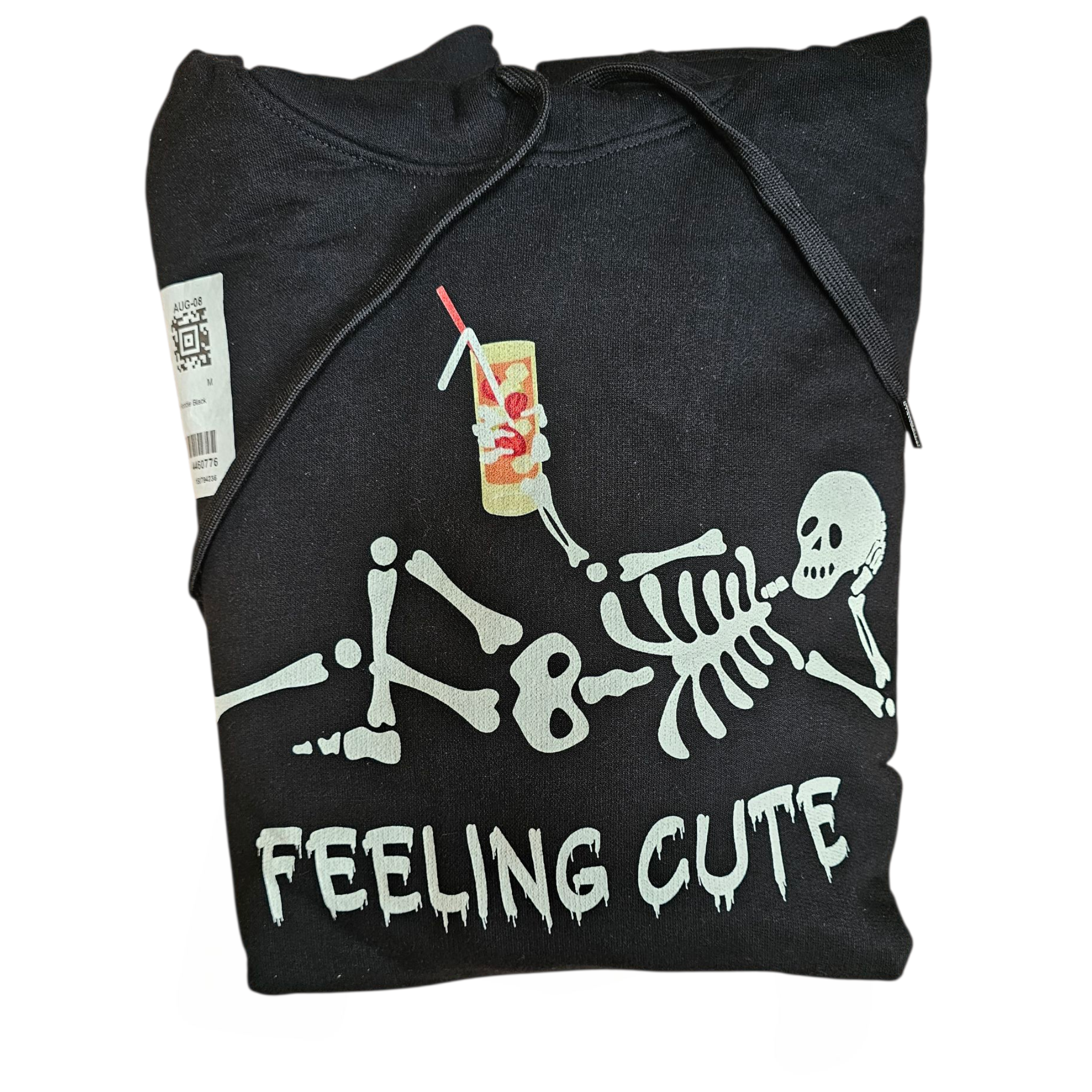 Feeling Cute Skeleton Halloween Hoodie