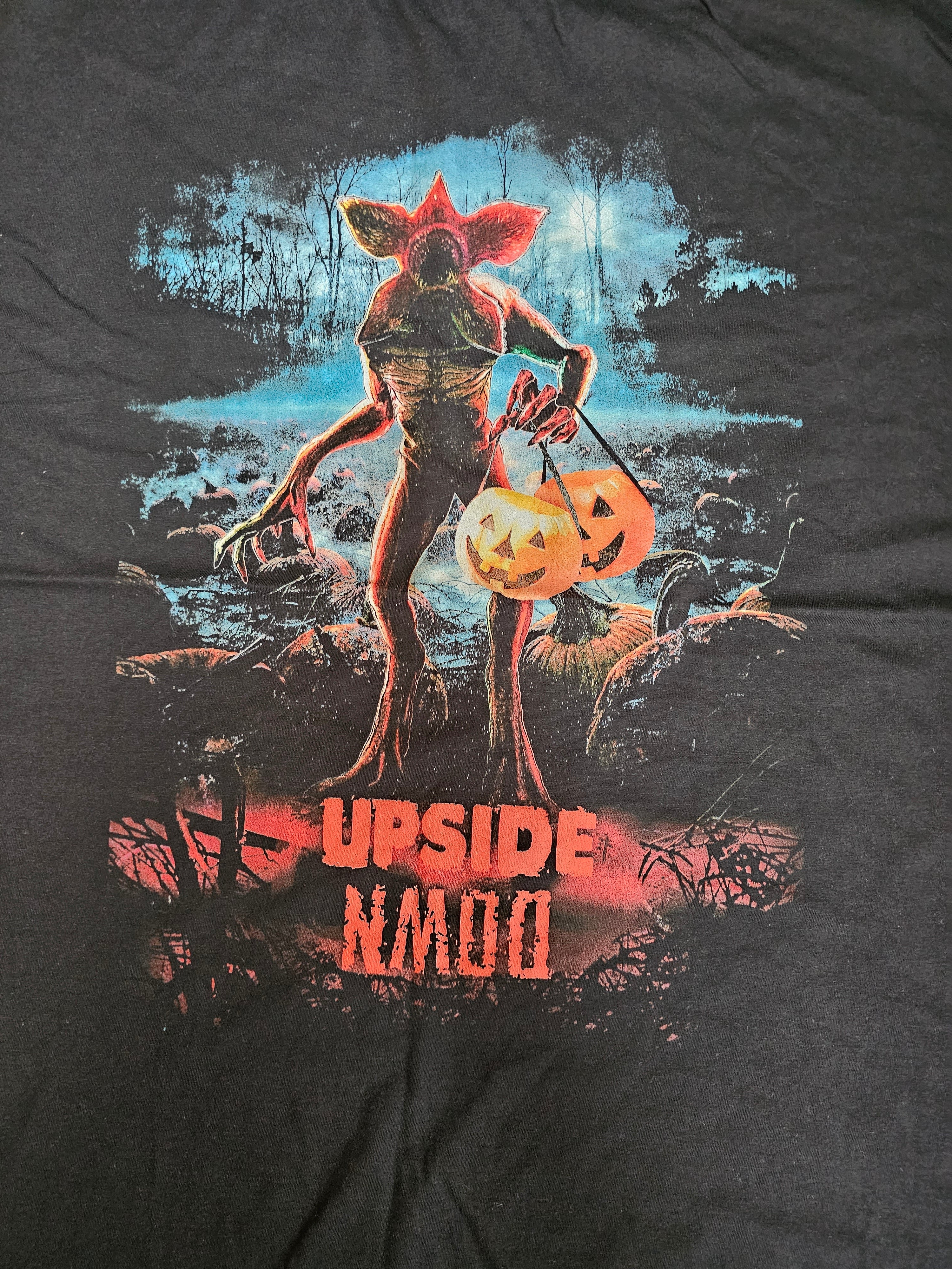 Official Stranger Things Merch Upside Down T-Shirt